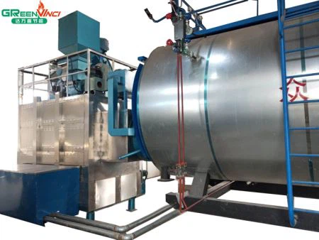 Tungku Pembakaran Kayu Luar Ruangan. Udara Paksa