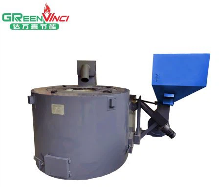 Tungku Peleburan Aluminium Pelet Biomassa